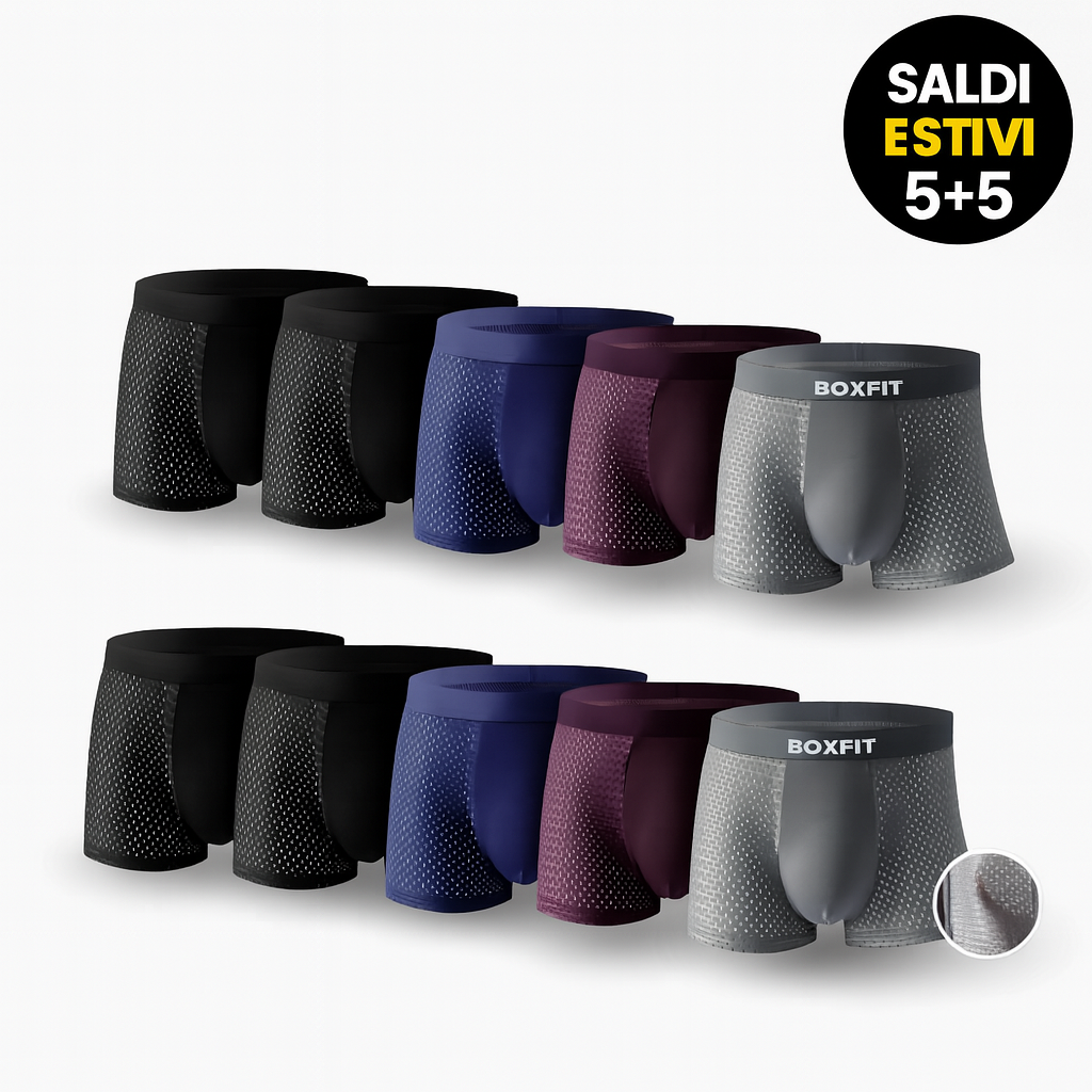 BOXER BOXFIT 2.0 IN FIBRA DI BAMBÙ - COMFORT RIVOLUZIONARIO PER TUTTA LA GIORNATA