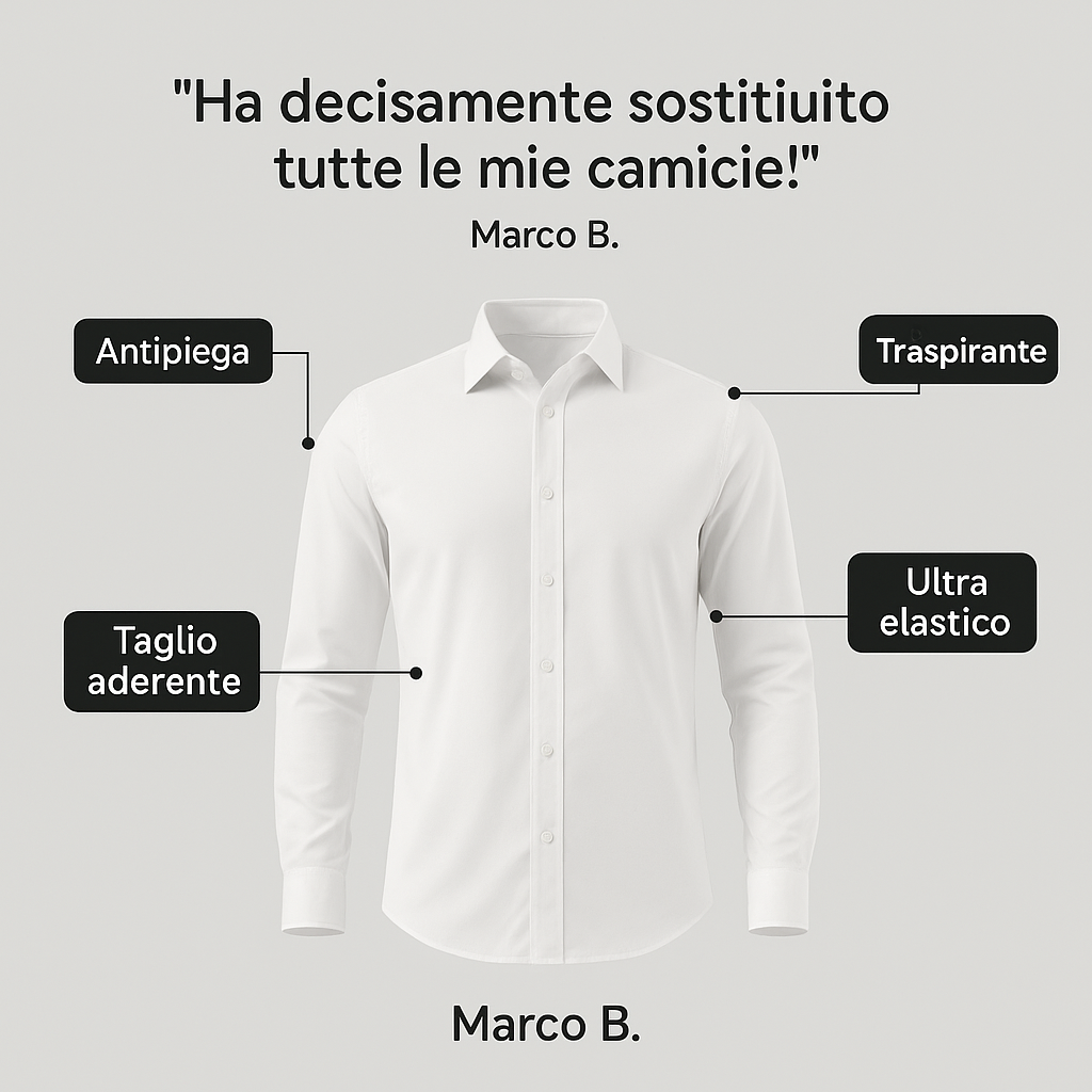 Camicia Antipiega