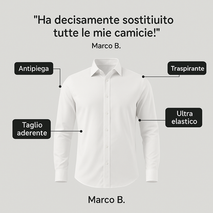 Camicia Antipiega